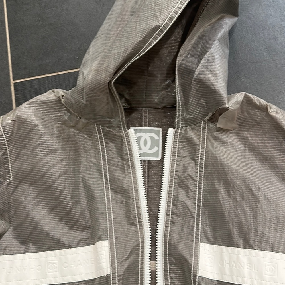 Chanel windbreaker jacket.